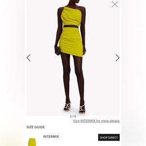 The Sei, luxury clothing designer presents this sexy asymmetrical skirt set.